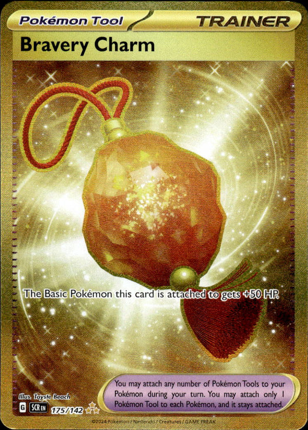 Pokemon TCG SV7: Stellar Crown #175/142 Bravery Charm