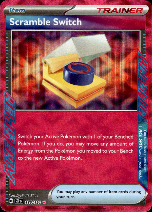 Pokemon TCG SV8: Surging Sparks #186/191 Scramble Switch