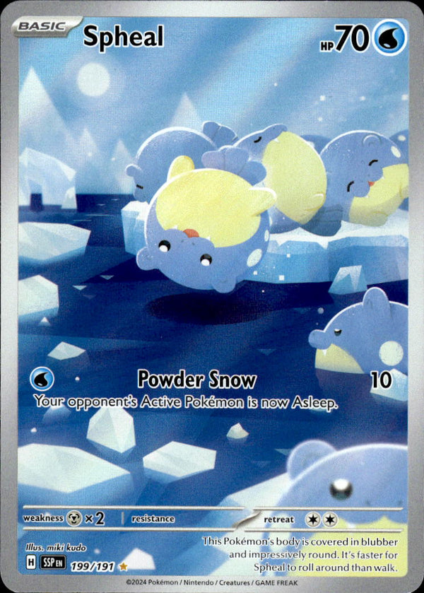 Pokemon TCG SV8: Surging Sparks #199/191 Spheal