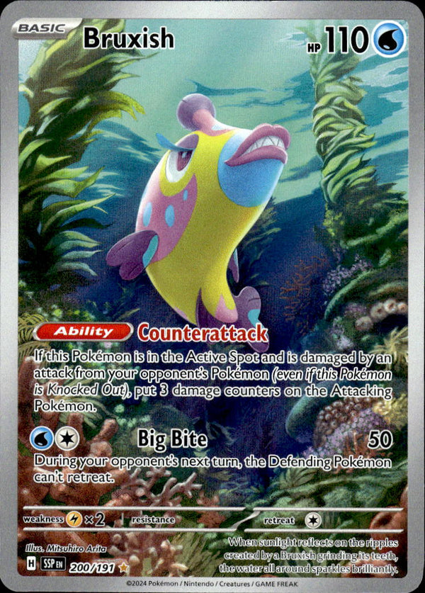 Pokemon TCG SV8: Surging Sparks #200/191 Bruxish