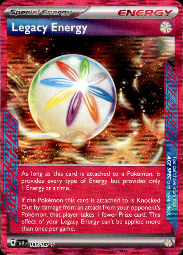 Pokemon TCG SV6: Twilight Masquerade #167/167 Legacy Energy