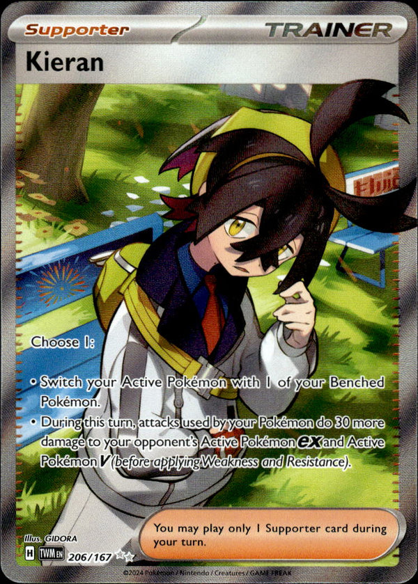 Pokemon TCG SV6: Twilight Masquerade #206/167 Kieran