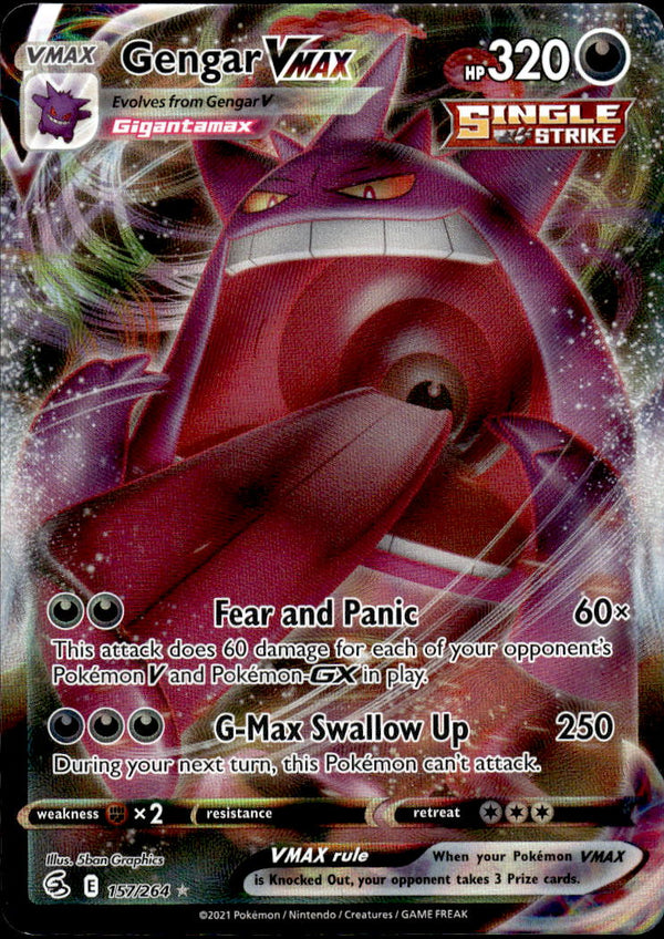 Pokemon TCG SWSH: Fusion Strike #157/264 Gengar VMAX