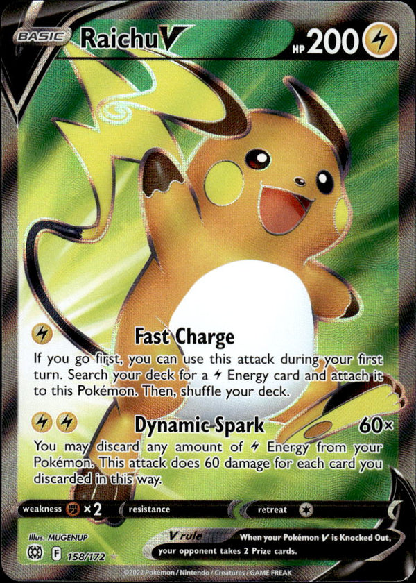 Pokemon TCG SWSH: Brilliant Stars #158/172 Raichu V