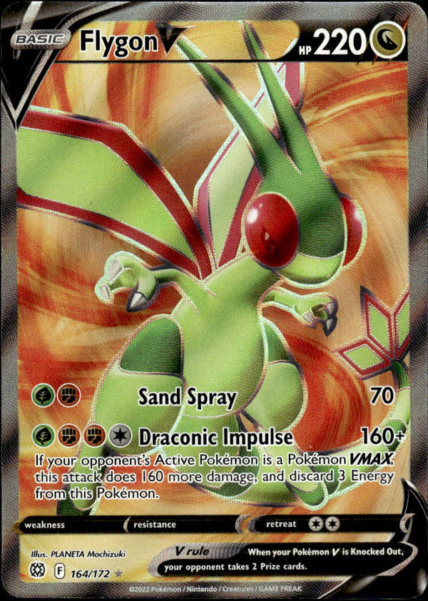 Pokemon TCG SWSH: Brilliant Stars #164/172 Flygon V