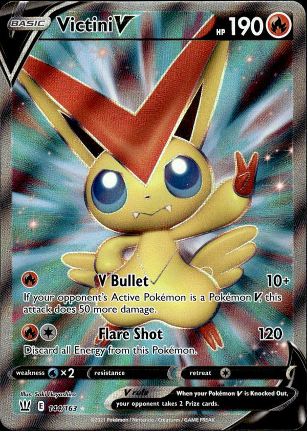 Pokemon TCG SWSH: Battle Styles #144/163 Victini V