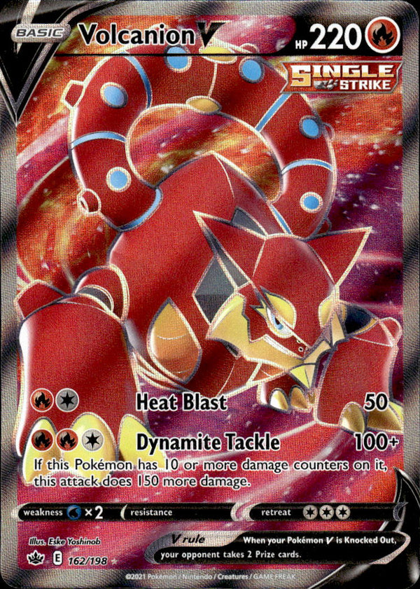 Pokemon TCG SWSH: Chilling Reign #162/198 Volcanion V