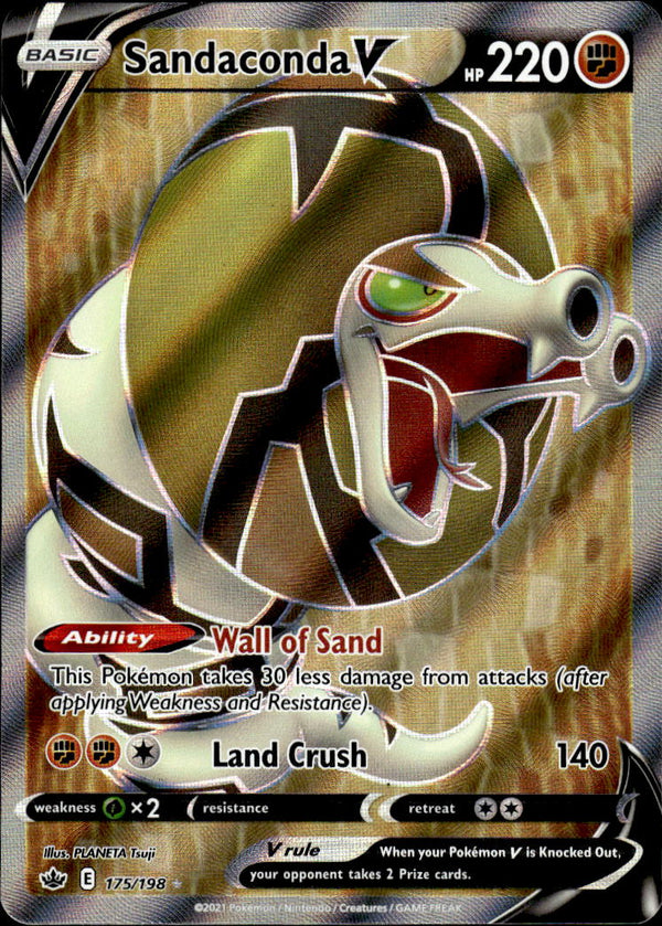 Pokemon TCG SWSH: Chilling Reign #175/198 Sandaconda V