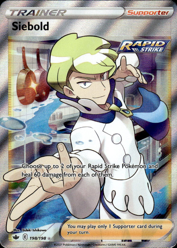 Pokemon TCG SWSH: Chilling Reign #198/198 Siebold