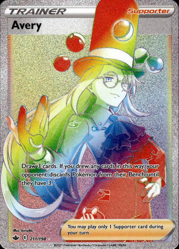 Pokemon TCG SWSH: Chilling Reign #211/198 Avery