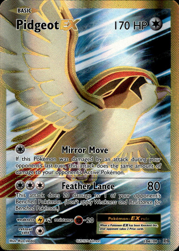 Pokemon TCG XY: Evolutions #104/108 Pidgeot EX