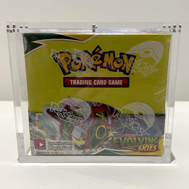 ProtectorPlus: Pokemon Booster Box Acrylic Case with Magnets 6mm Thick