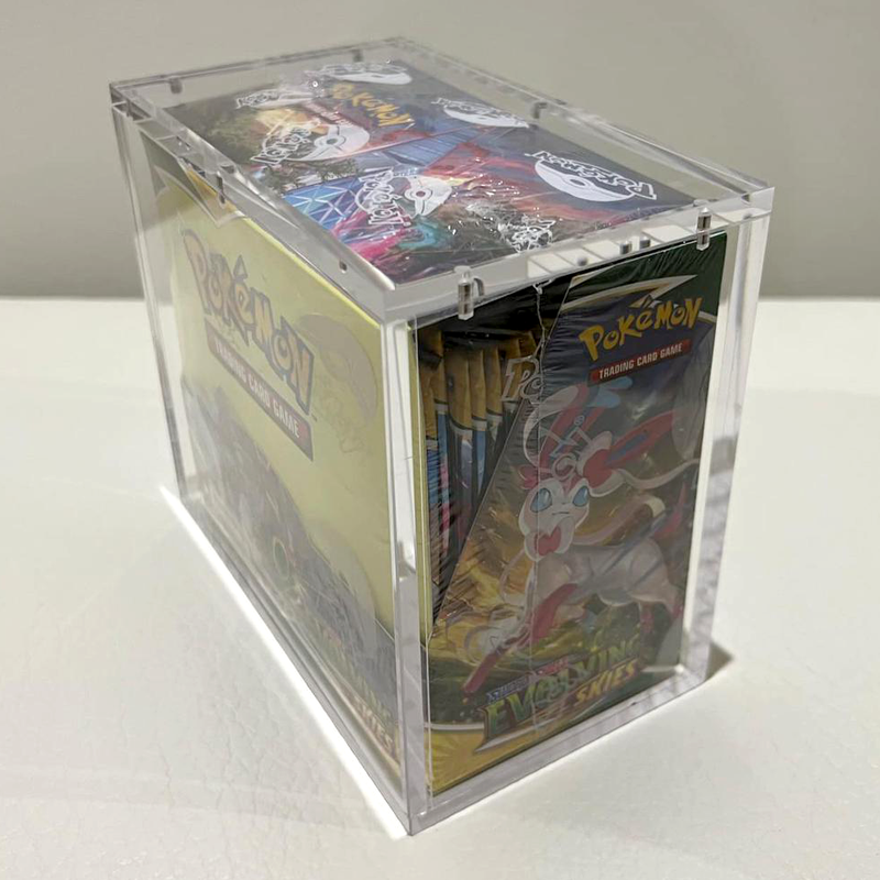 ProtectorPlus: Pokemon Booster Box Acrylic Case with Magnets 6mm Thick