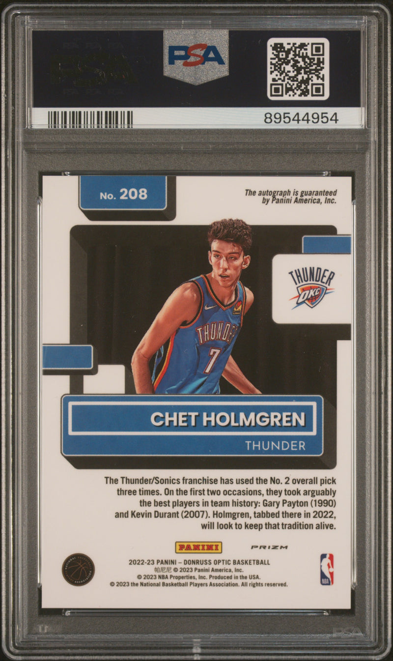 PSA 10 GEM MT: NBA Chet Holmgren