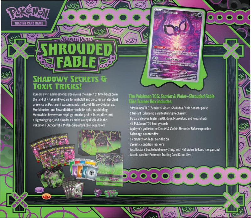 Pokemon TCG: Scarlet & Violet 6.5 - Shrouded Fable Elite Trainer Box