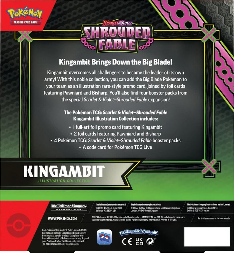 Pokemon TCG: Scarlet & Violet 6.5 - Shrouded Fable Kingambit Illustration Collection