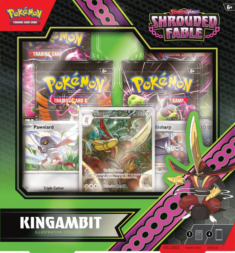 Pokemon TCG: Scarlet & Violet 6.5 - Shrouded Fable Kingambit Illustration Collection