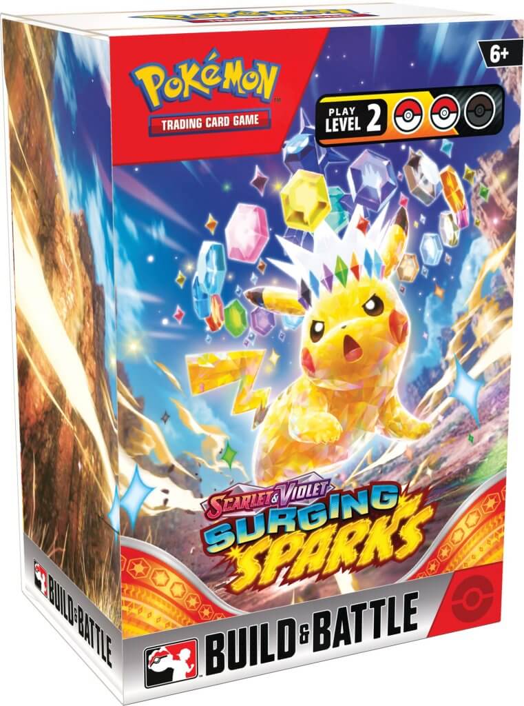 [Pre-Order] Pokemon TCG: Scarlet & Violet 8 - Surging Sparks Build & Battle Box