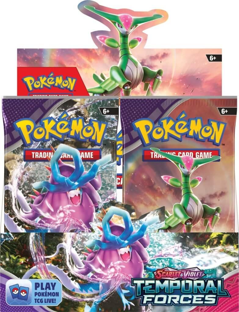 [Pre-Order] Pokemon TCG: Scarlet & Violet 5 - Temporal Forces Booster Box - PokeCards Australia