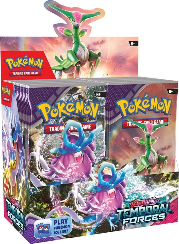 [Pre-Order] Pokemon TCG: Scarlet & Violet 5 - Temporal Forces Booster Box - PokeCards Australia