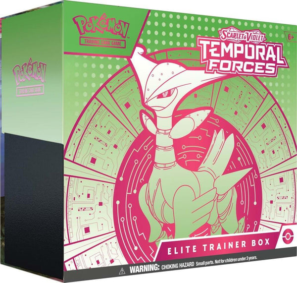 [Pre-Order] Pokemon TCG: Scarlet & Violet 5 - Temporal Forces Elite Trainer Box - Iron Leaves - PokeCards Australia