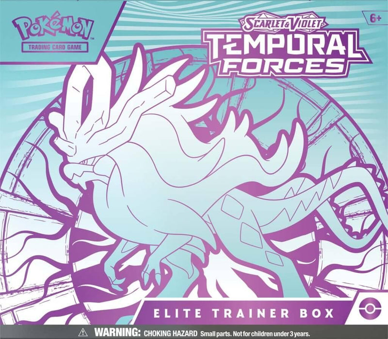 [Pre-Order] Pokemon TCG: Scarlet & Violet 5 - Temporal Forces Elite Trainer Box - Walking Wake - PokeCards Australia