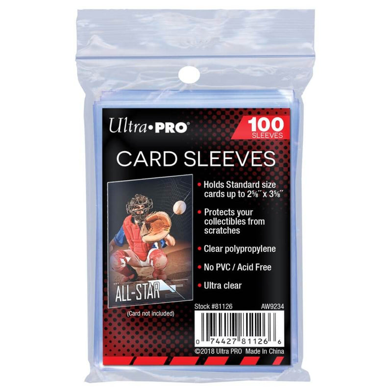 Ultra Pro - 2-1/2" X 3-1/2" - Penny Soft Card Sleeves (PK100)