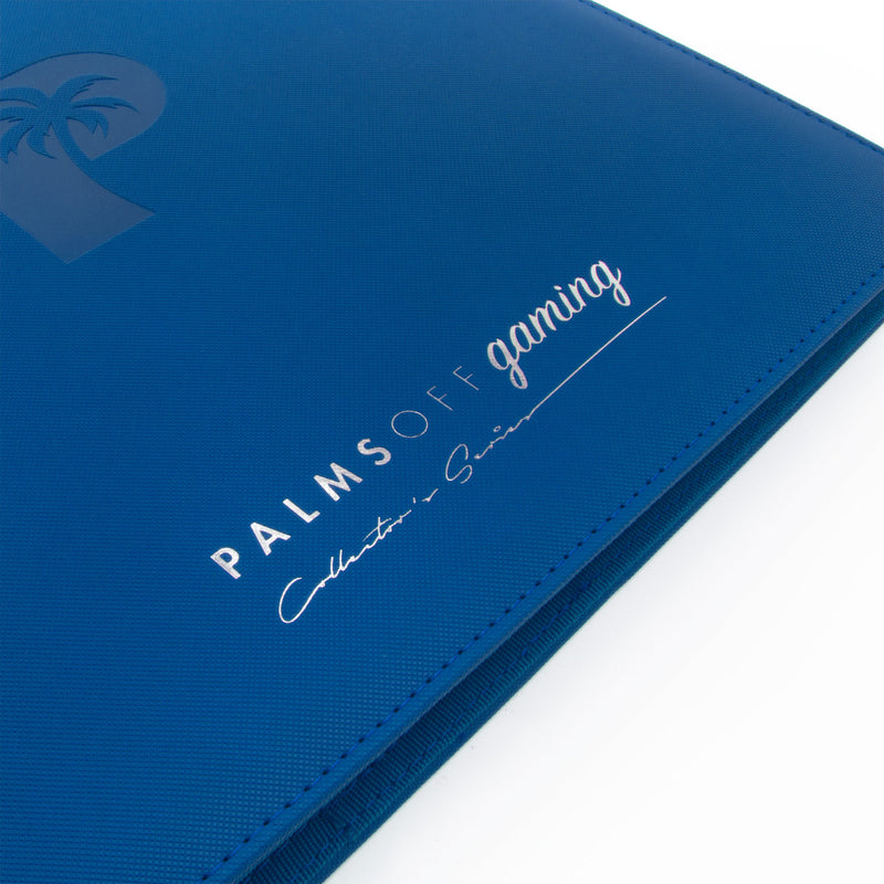 Palms Off Gaming: Collector's Series 12 Pocket Zip Trading Card Binder - Blue