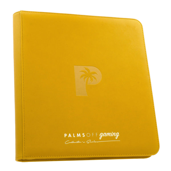 Palms Off Gaming: Collector's Series 12 Pocket Zip Trading Card Binder - Yellow