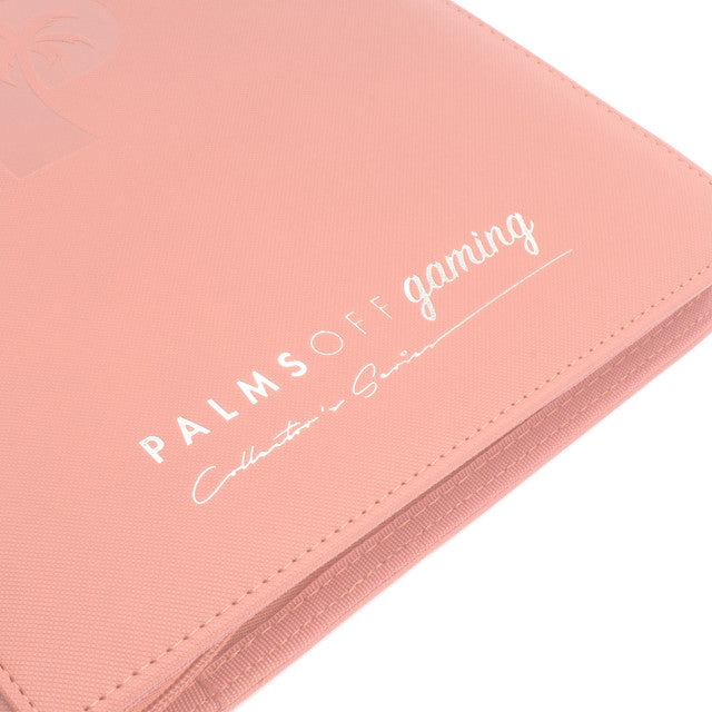 Palms Off Gaming: Collector's Series 9 Pocket Zip Trading Card Binder - PINK