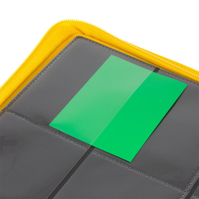 Palms Off Gaming : Collector's Series 4 Pocket Zip Trading Card Binder - YELLOW