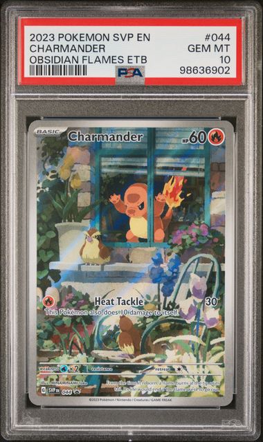 PSA 10 GEM MT: Pokemon TCG Charmander SVP-044 - Obsidian Flames ETB Promo