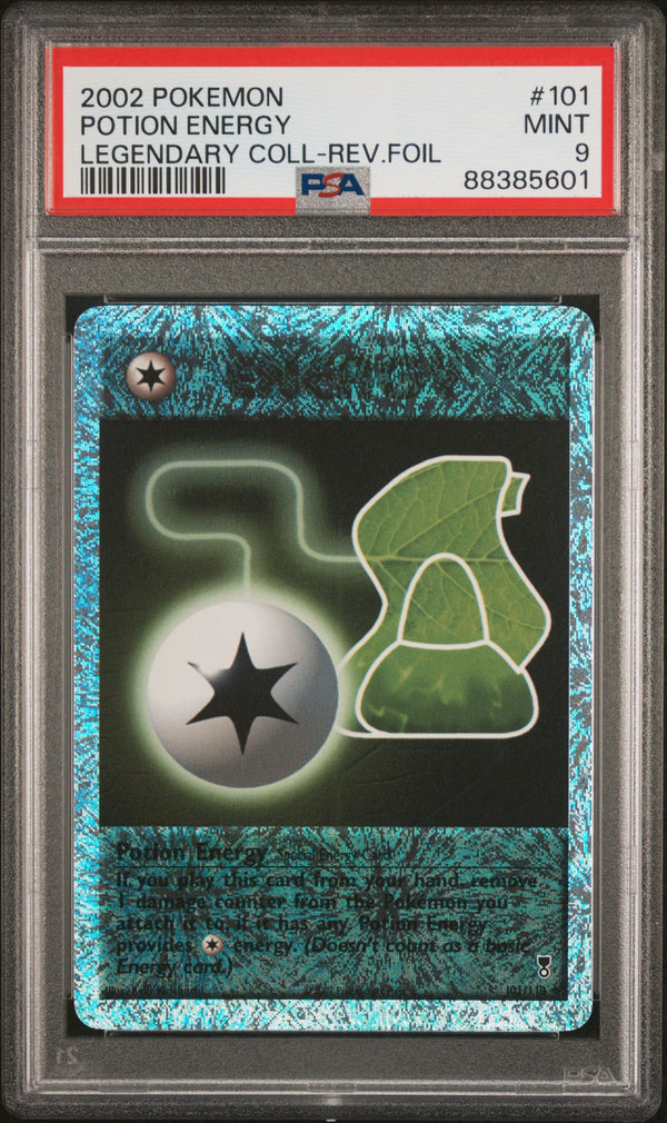 PSA 9 MINT: Pokemon TCG Potion Energy Reverse Holo - Legendary Collection