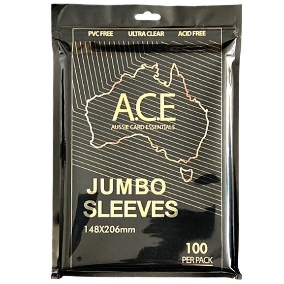 A.C.E Aussie Card Essentials: Jumbo Card Sleeves - PokeCards Australia