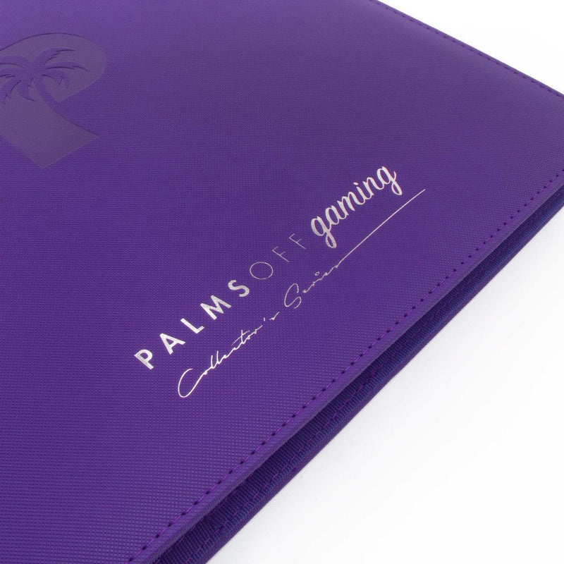 Palms Off Gaming: Collector's Series 12 Pocket Zip Trading Card Binder - Purple - PokeCards Australia