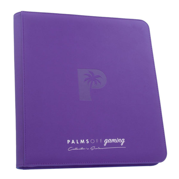 Palms Off Gaming: Collector's Series 12 Pocket Zip Trading Card Binder - Purple - PokeCards Australia