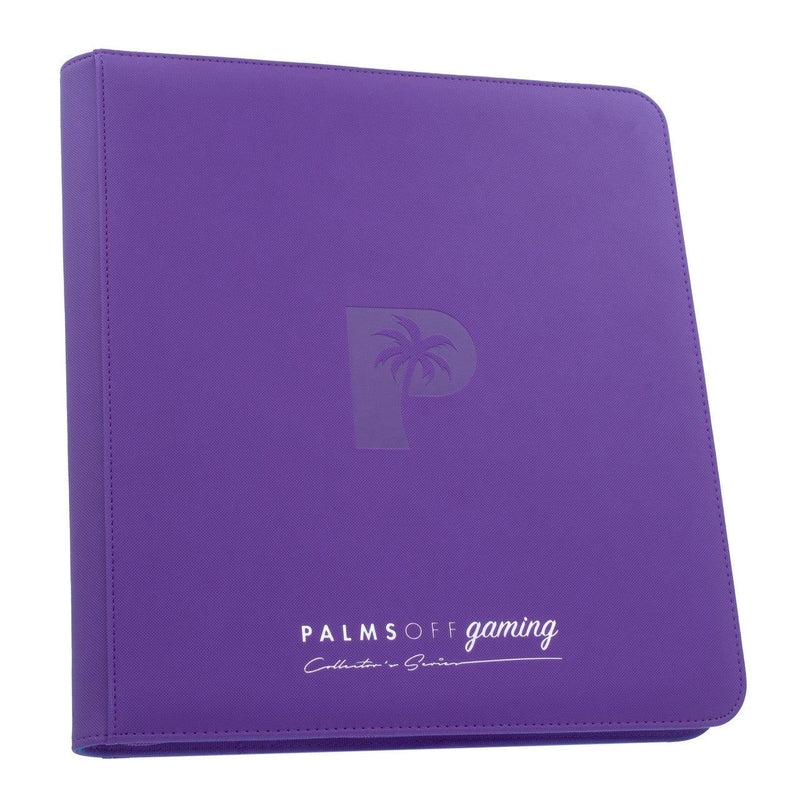 Palms Off Gaming: Collector's Series 12 Pocket Zip Trading Card Binder - Purple - PokeCards Australia