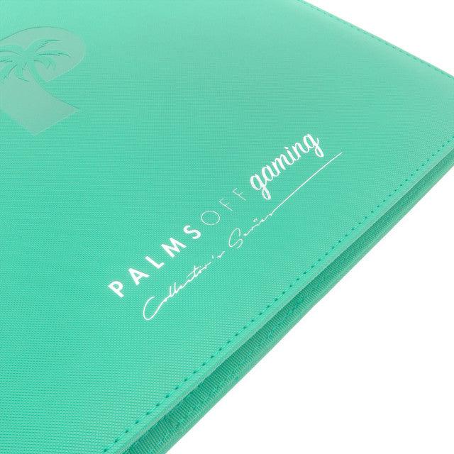 Palms Off Gaming: Collector's Series 12 Pocket Zip Trading Card Binder - Turqoise - PokeCards Australia