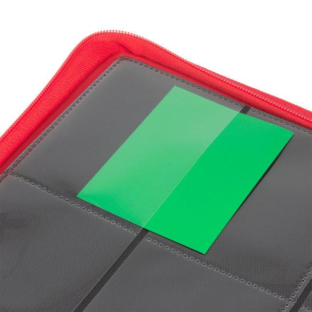 Palms Off Gaming: Collector's Series 12 Pocket Zip Trading Card Binder - Red - PokeCards Australia